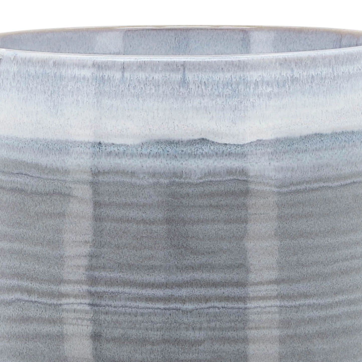 Sagebrook Home Modern Textured Ceramic Planter with Stand Indoor Outdoor