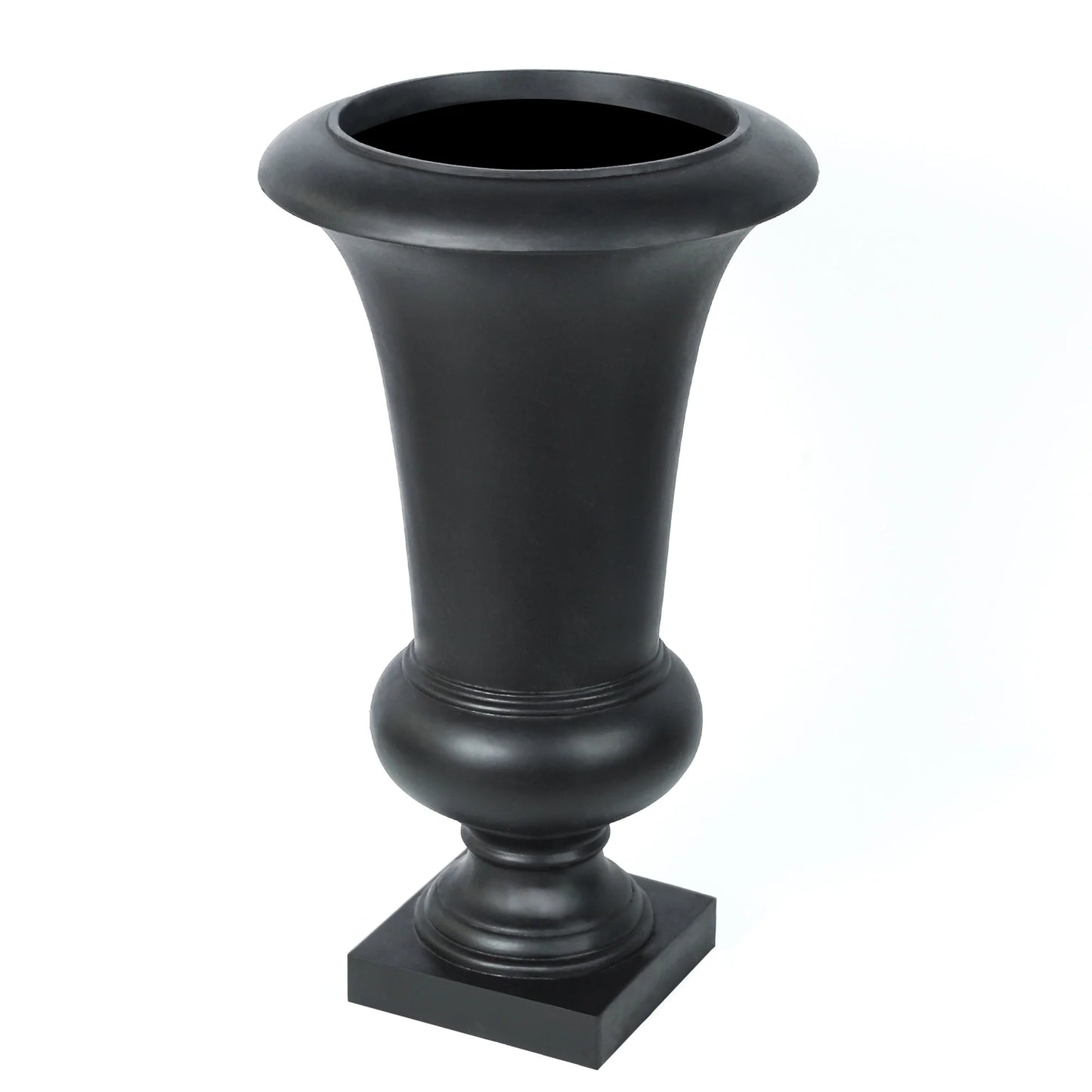 22.75" H Handmade Fiber Stone Tall Urn Planter Pot