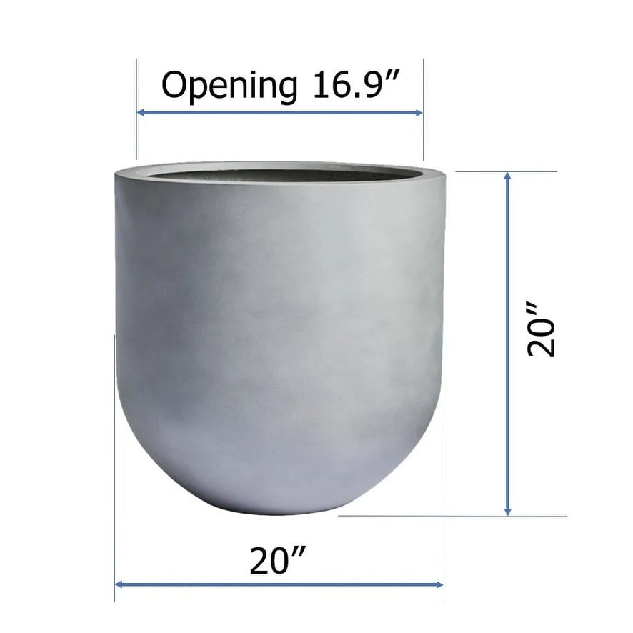 DreamPatio Santa Rosa Fiberstone Planter for Indoor/Outdoor