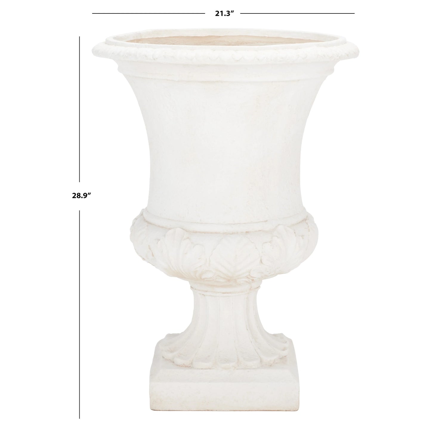 SAFAVIEH Outdoor Toprak Planter - 21" W x 21" D x 29" H - 21"W x 21"D x 29"H