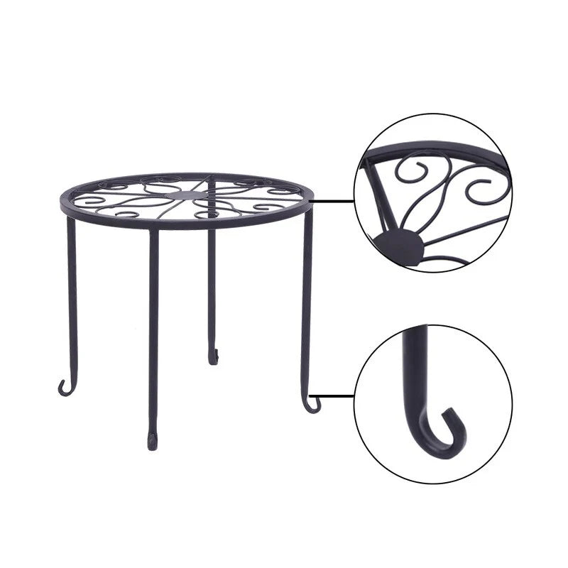 Patented Plant Stand for Flower Pot Heavy Duty Potted Holder Set of 4