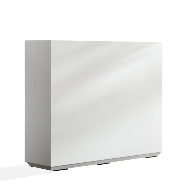 Metallic Heavy Planter for Outdoor Plants, 24.02" H x 30" W x 9.84" D	Tall and Long Metal Divider Planter Box
