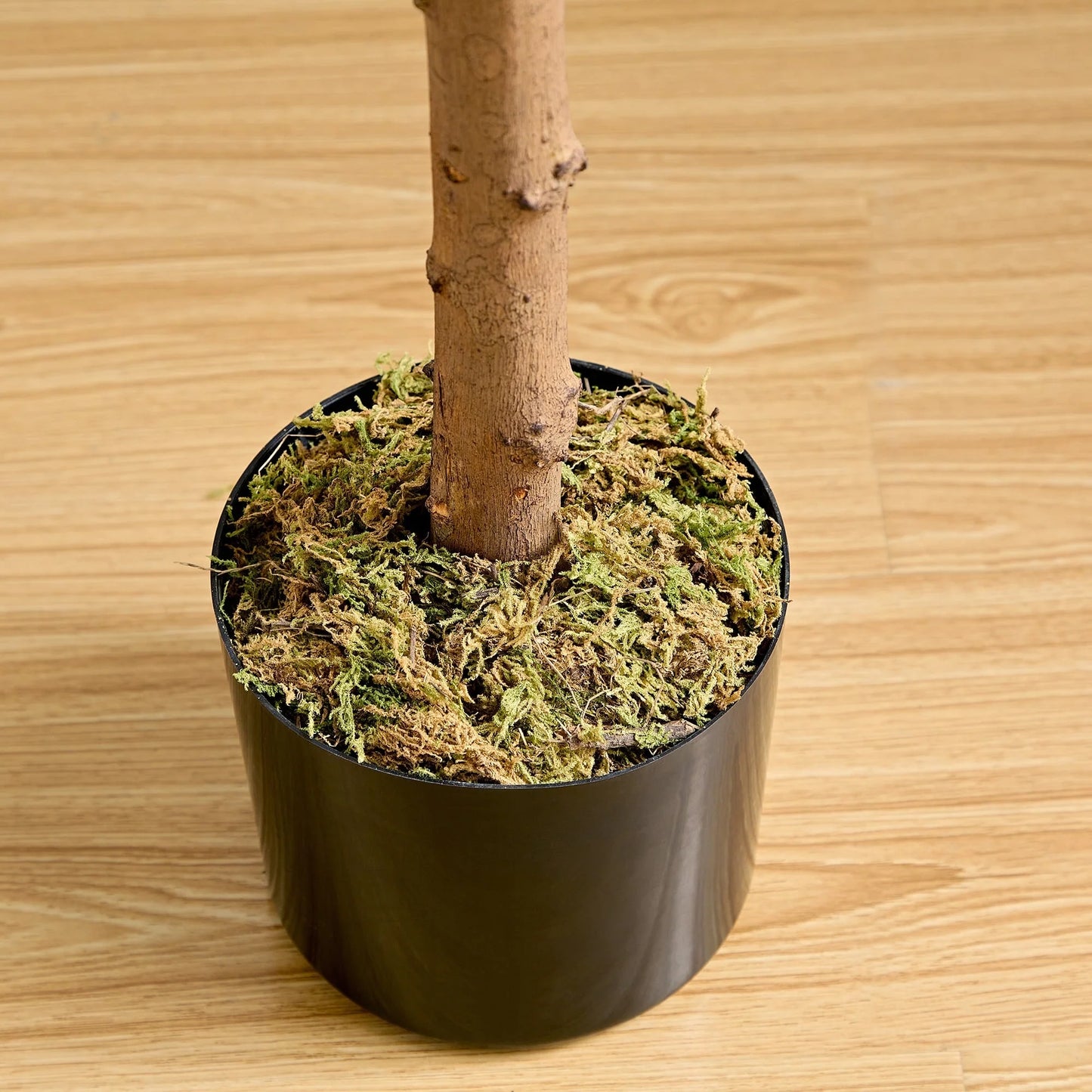 Artificial Olive Tree 59/71 Inch Tall Faux Silk Plant Indoor Fake Potted Tree with Wood Branches and Fruits