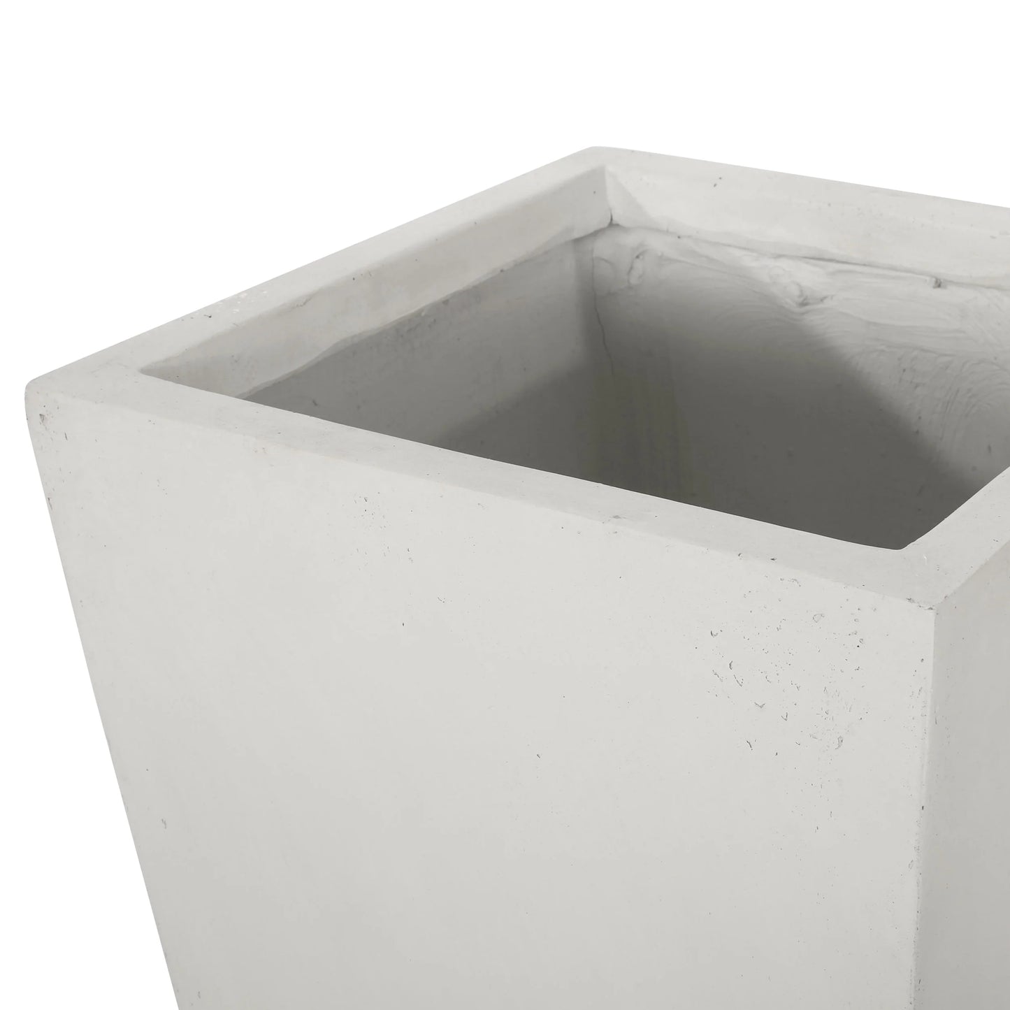 Ella Outdoor Modern Cast Stone Planter by Christopher Knight Home