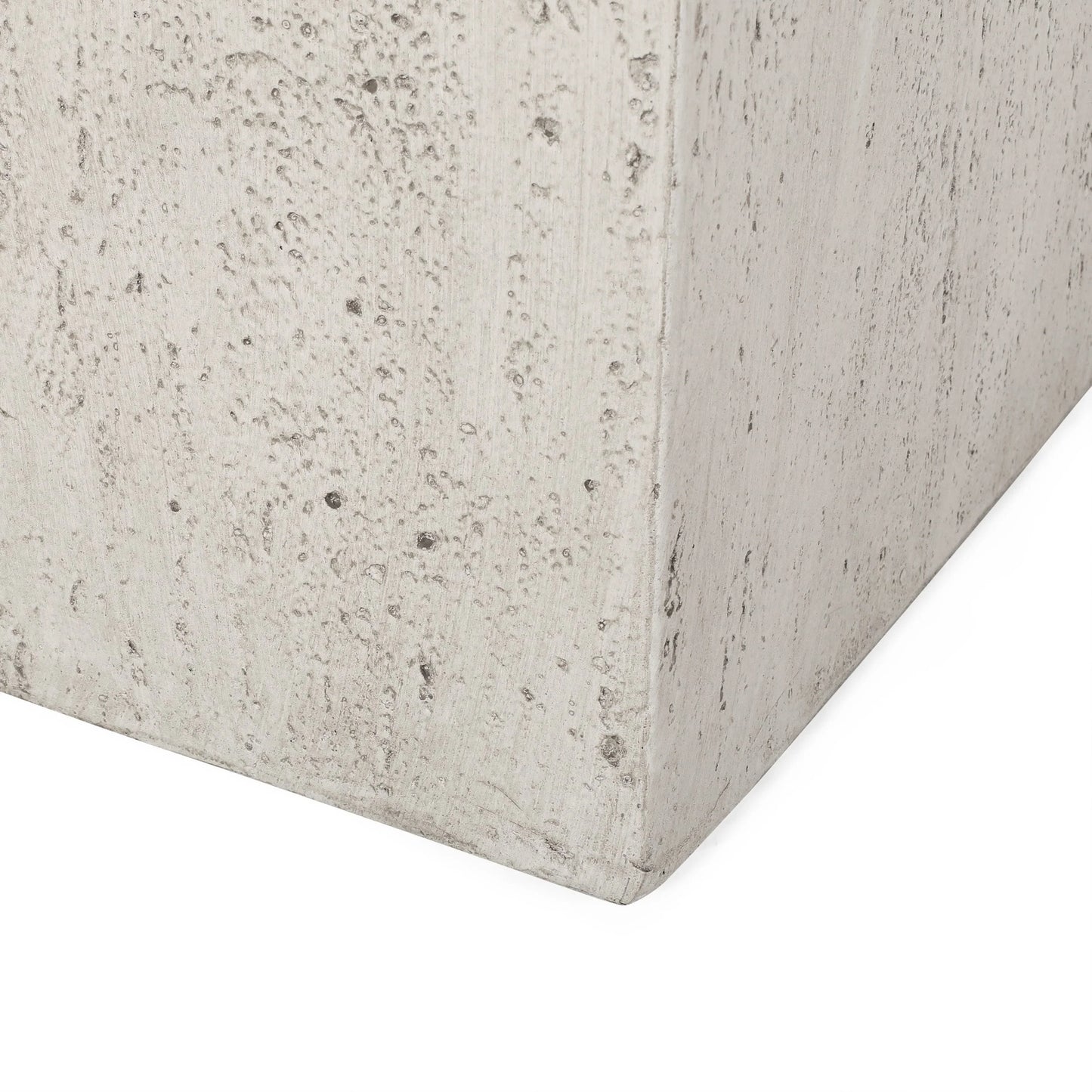 Ella Outdoor Cast Stone Square Planter by Christopher Knight Home