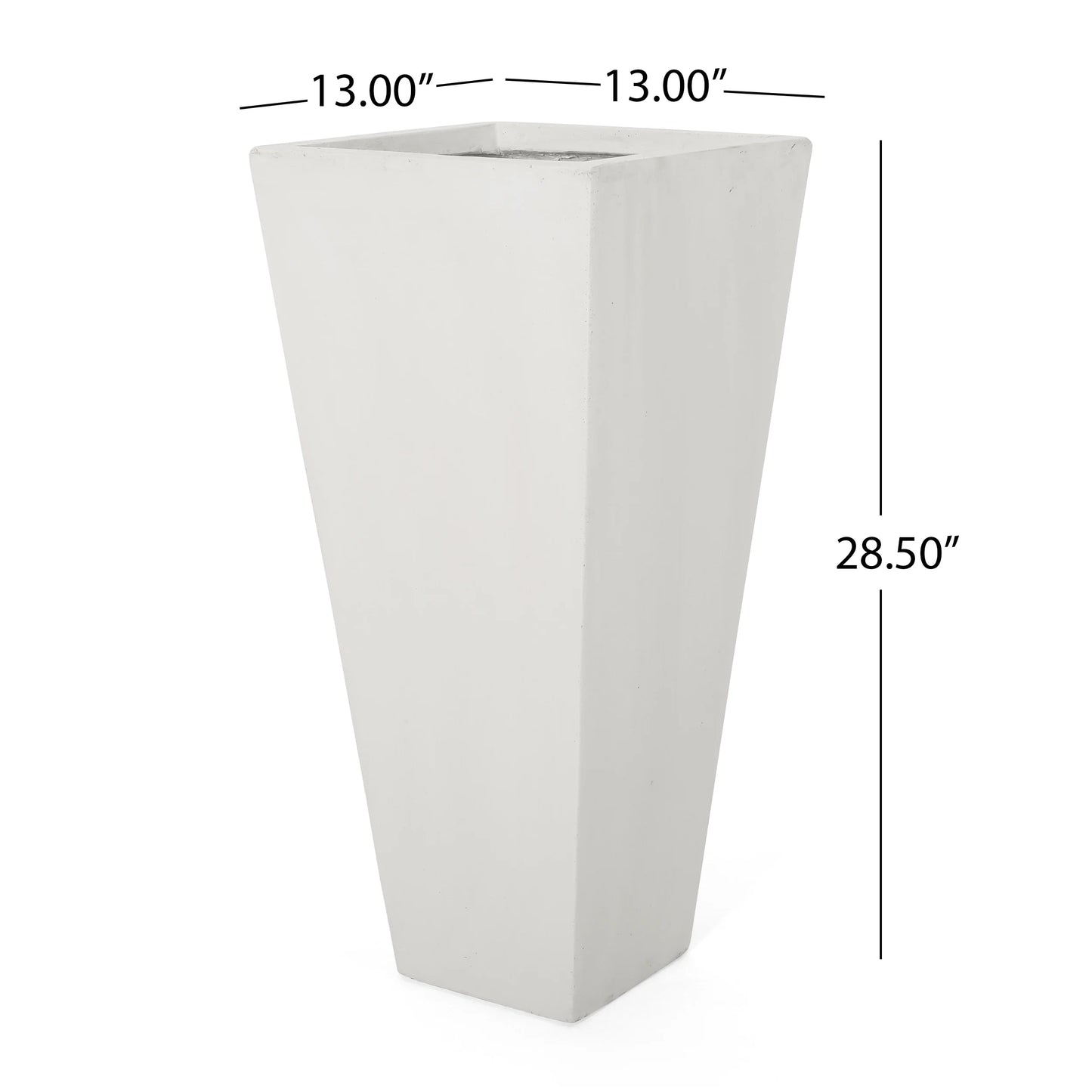 Ella Outdoor Modern Cast Stone Planter by Christopher Knight Home
