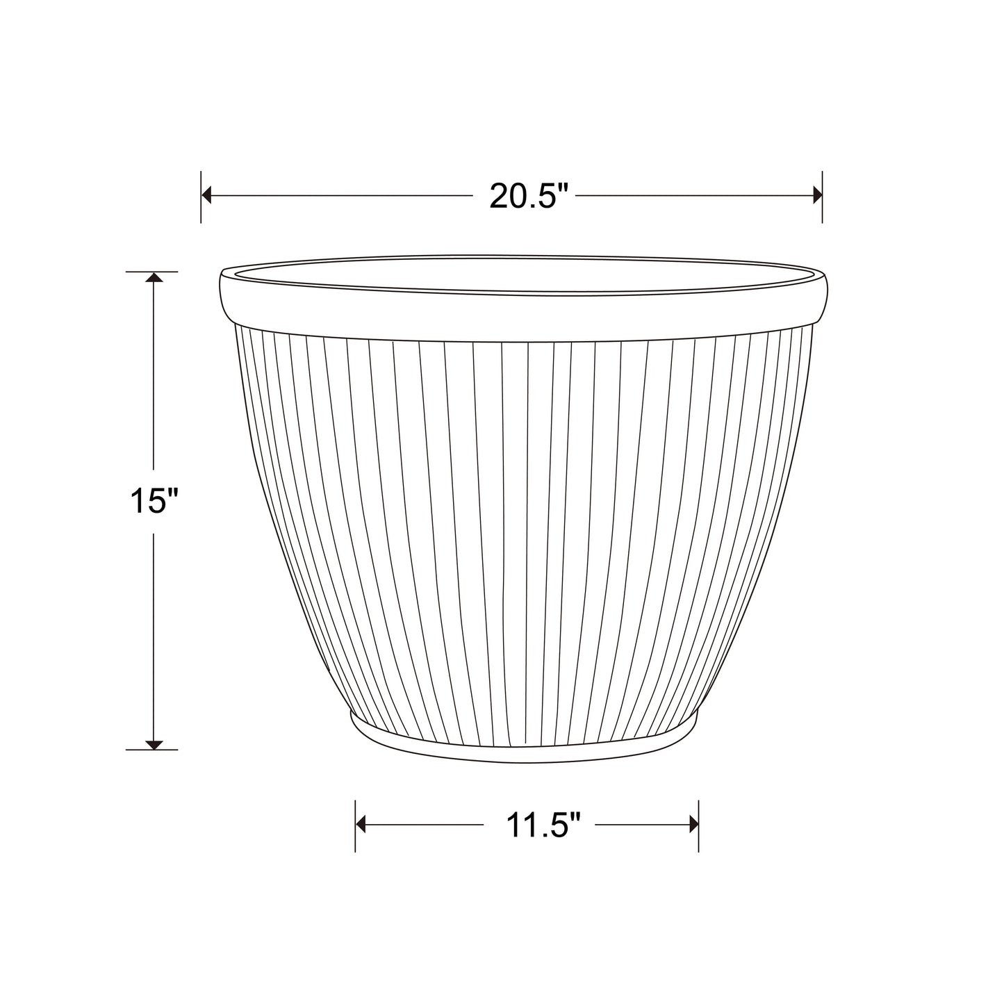 Southern Patio Westlake Planter