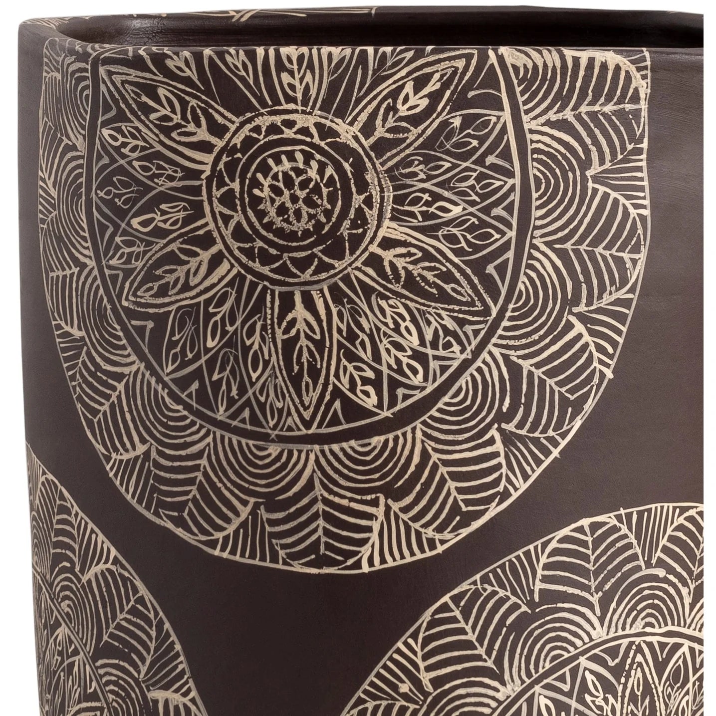 Artistic Weavers Gene Terracotta Mandala Indoor Planter