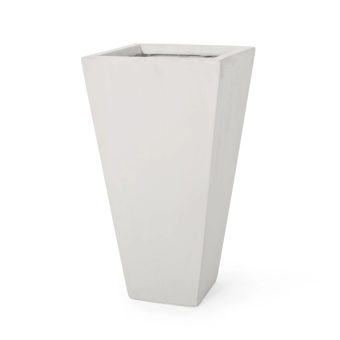 Ella Outdoor Modern Cast Stone Planter by Christopher Knight Home