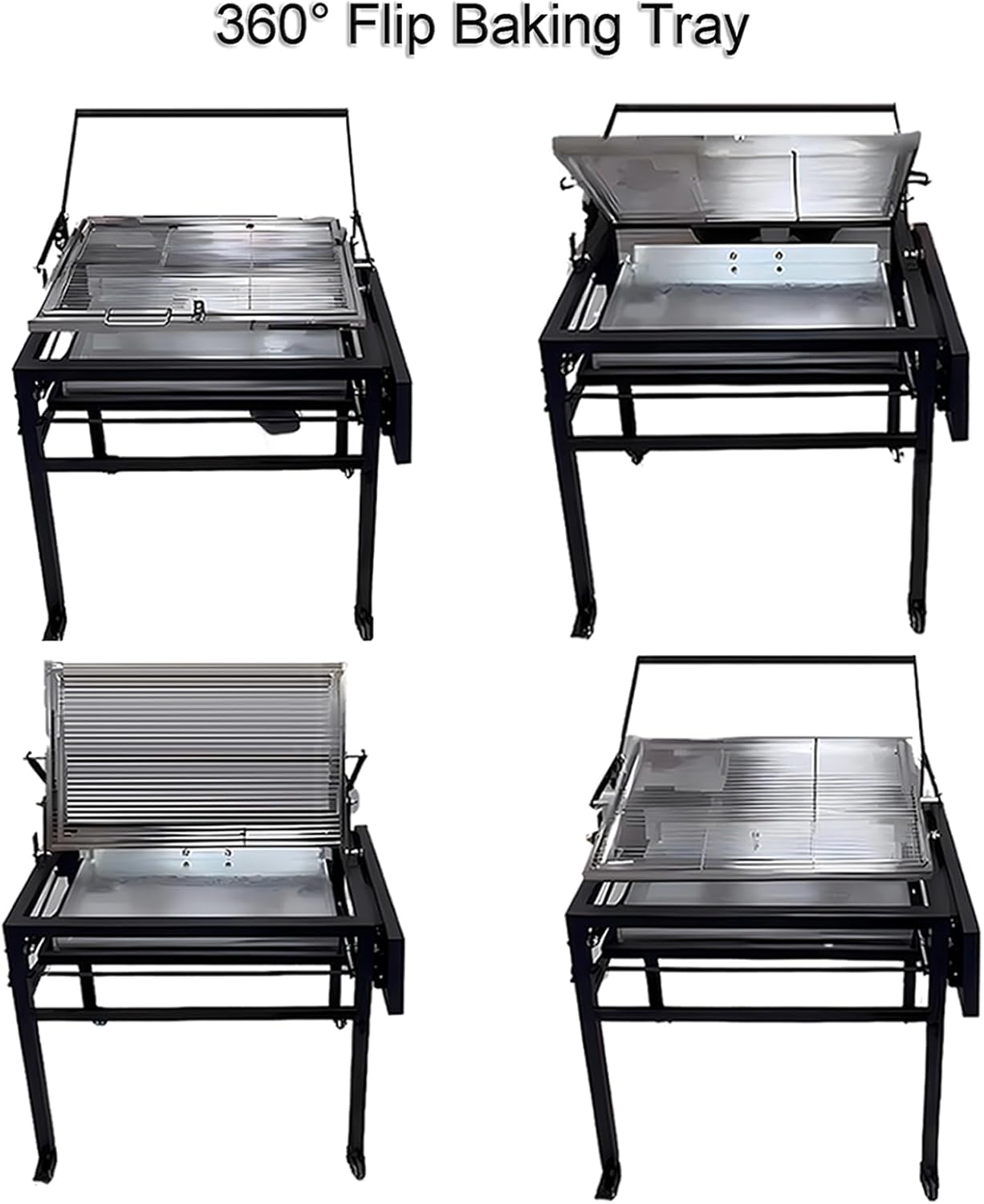 Charcoal Flip Grill for BBQ