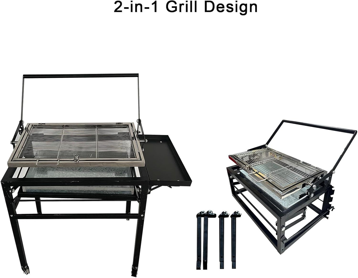 Charcoal Flip Grill for BBQ