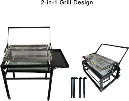 Charcoal Flip Grill for BBQ