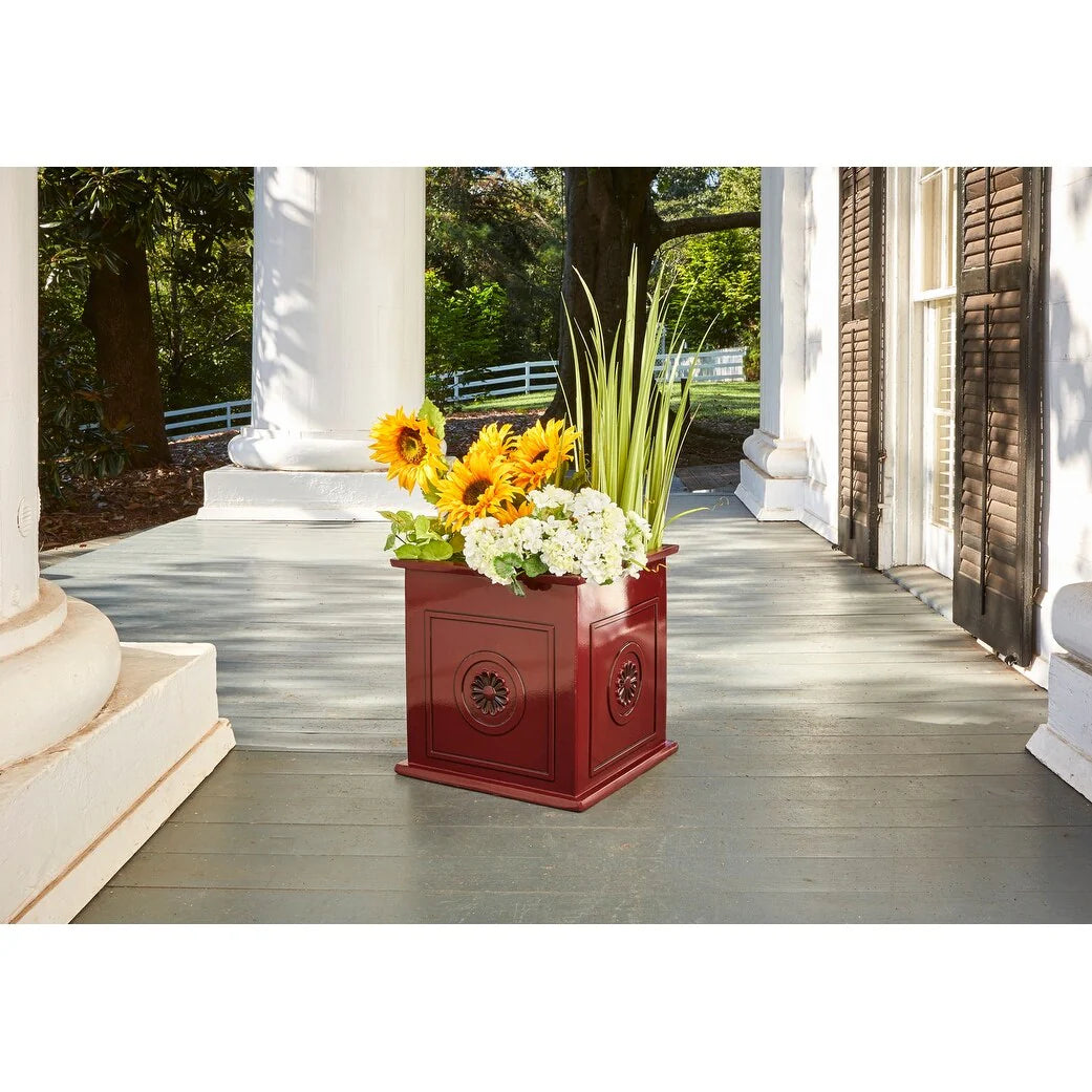 Southern Patio Colony 16-inch Square Country Planter