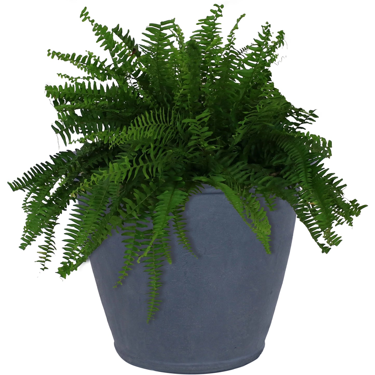 Sunnydaze Anjelica Outdoor Flower Pot Planter - Slate Finish - 24-Inch