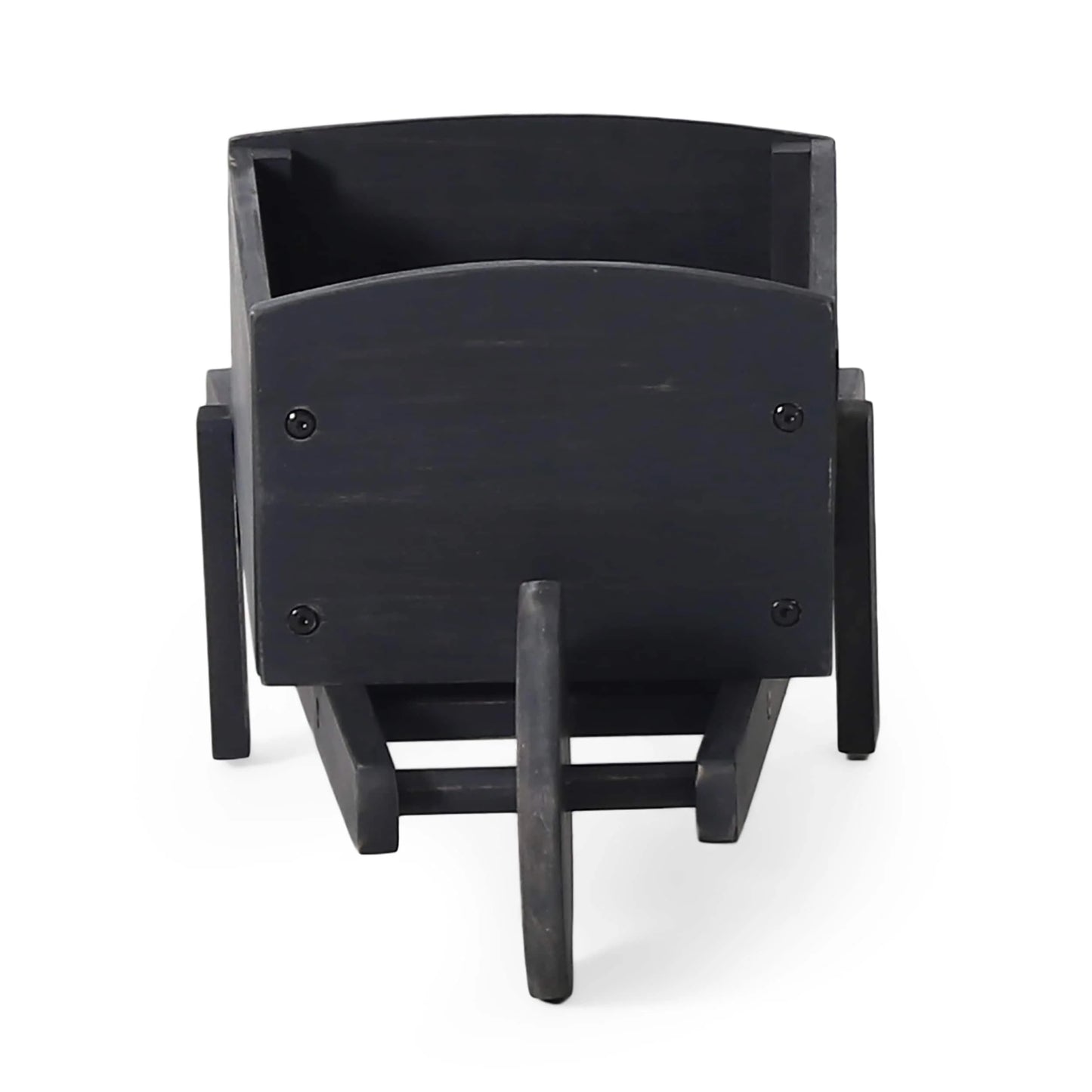 Soledad Outdoor Acacia Wood Outdoor Wheelbarrow Planter by Christopher Knight Home
