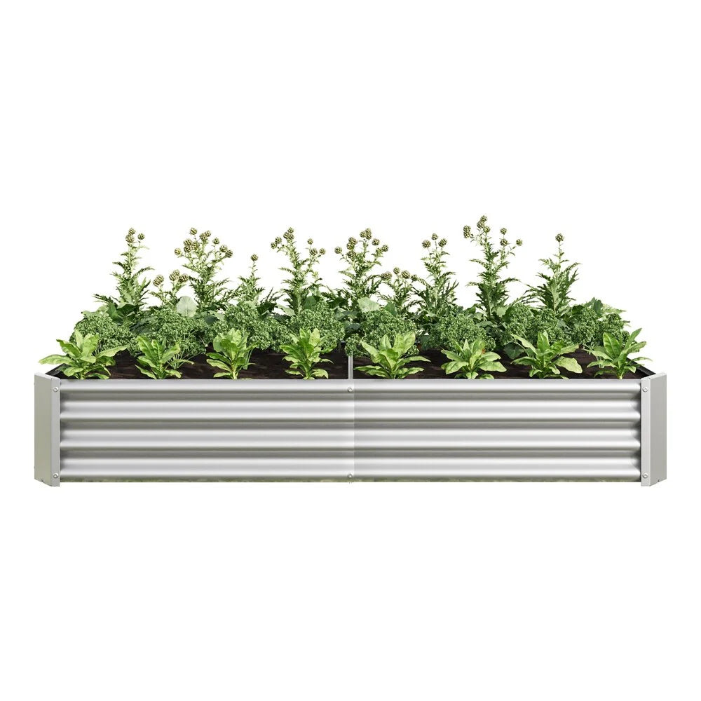 Raised Garden Bed Outdoor Metal Raised Rectangle Planter Beds for Plants Vegetables and Flowers