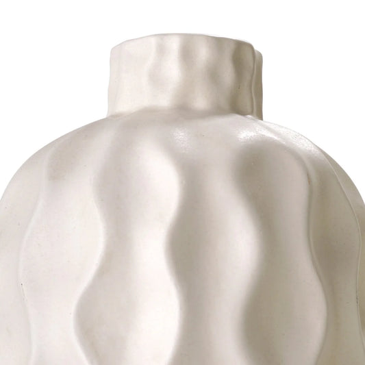 American Art Decor Porcelain Purity Vase Table Top Decor - 19.5" x 6"