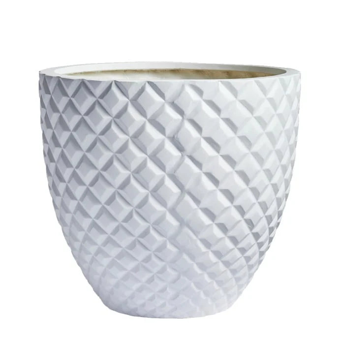 DreamPatio Irvine 1-Piece Fiberstone Pineapple Planter for Indoor/Outdoor