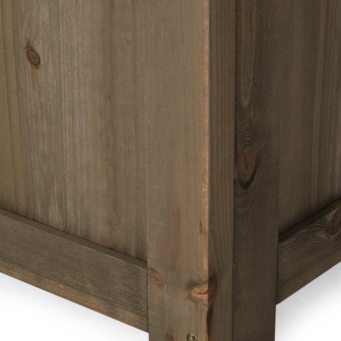 Elina Outdoor Fir Wood Outdoor Planter Bench by Christopher Knight Home