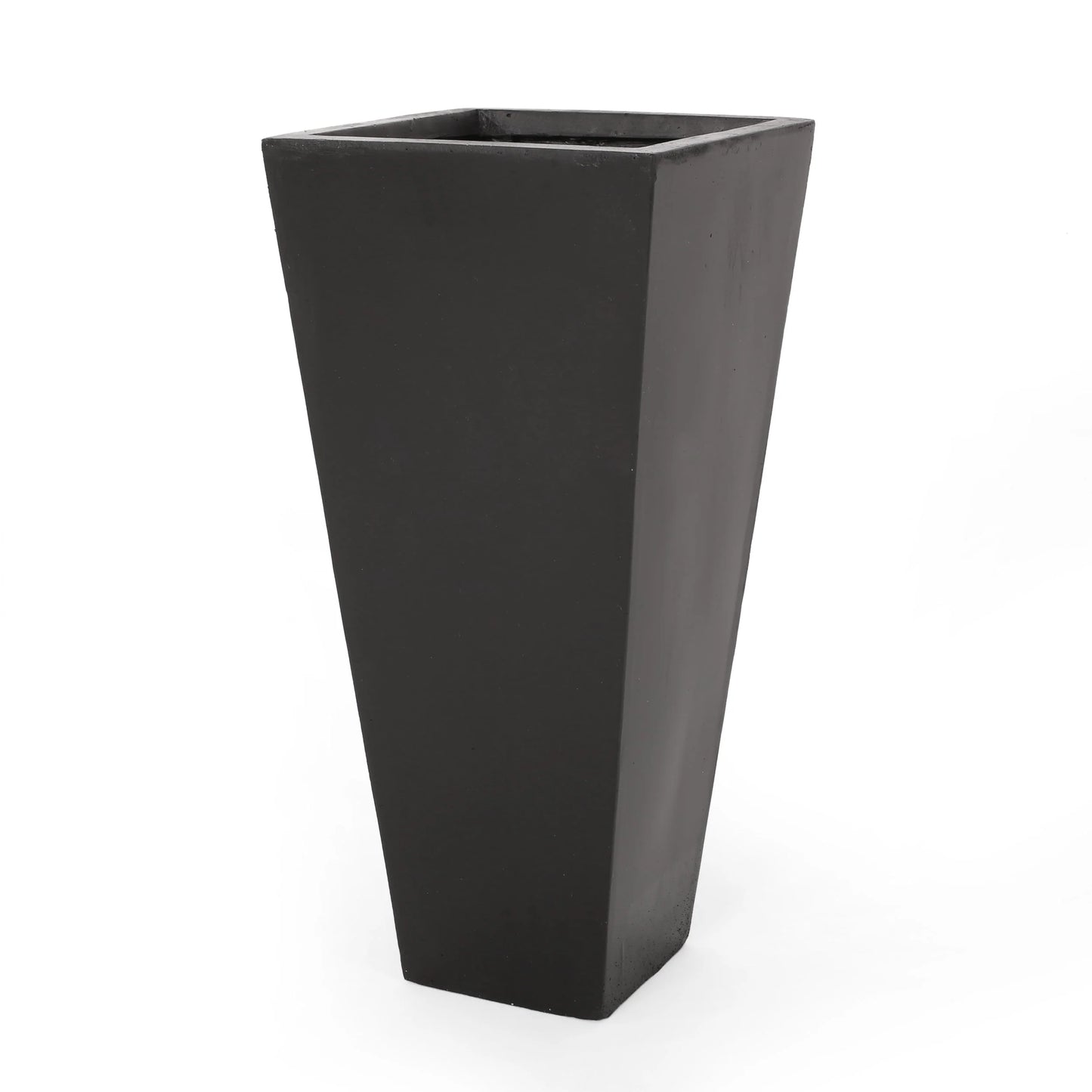 Ella Outdoor Modern Cast Stone Planter by Christopher Knight Home
