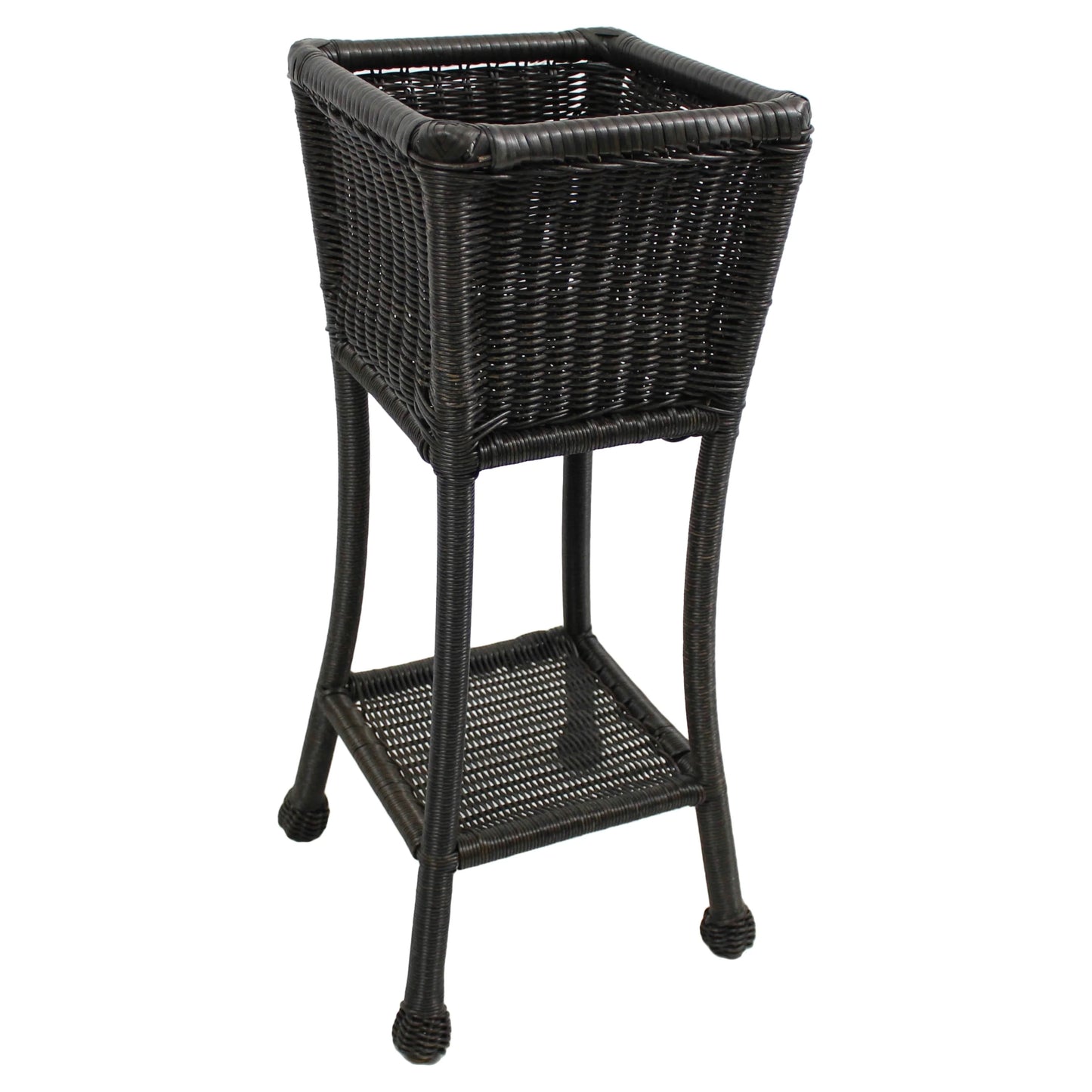 Maui Resin Wicker/ Steel Square Planter