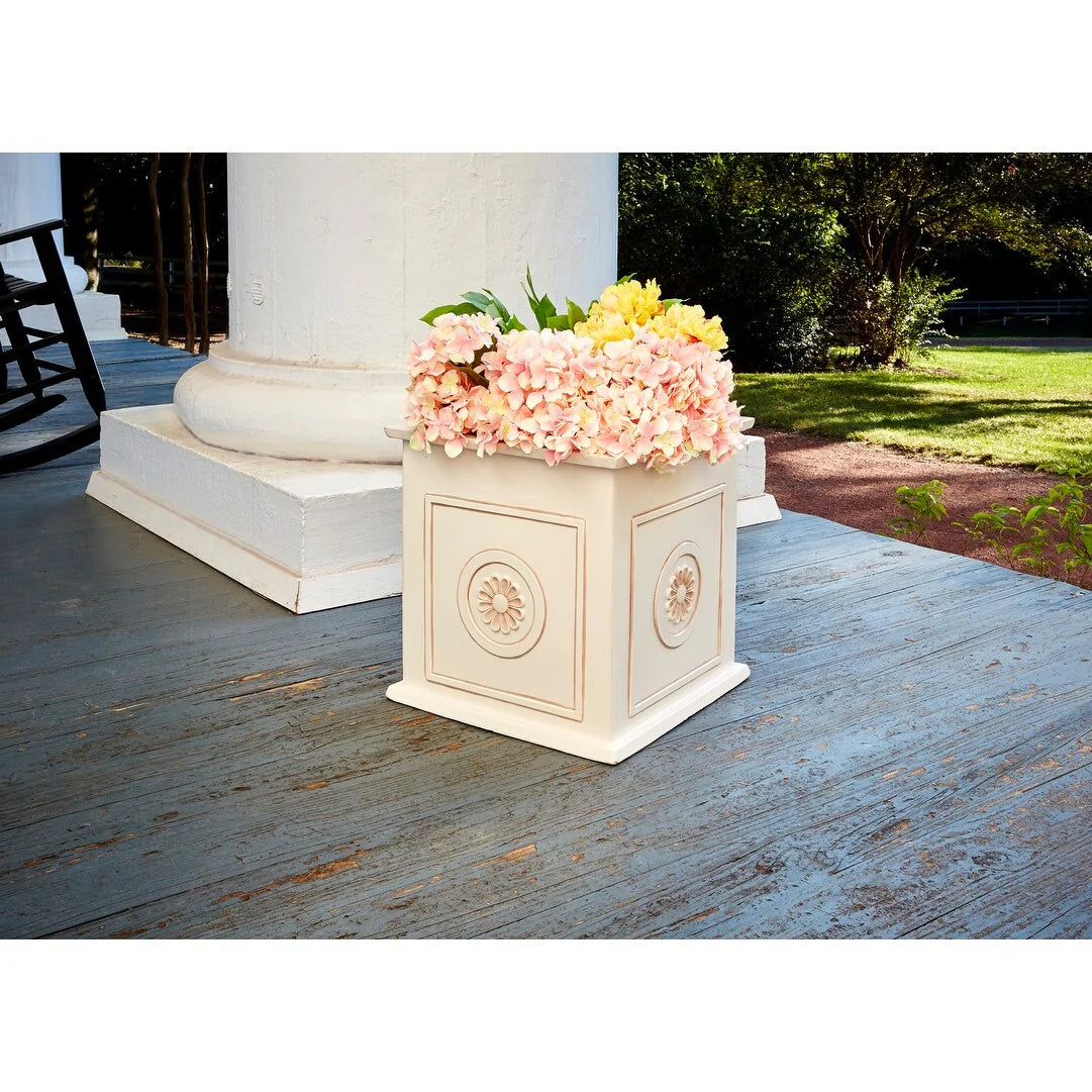 Southern Patio Colony 16-inch Square Country Planter