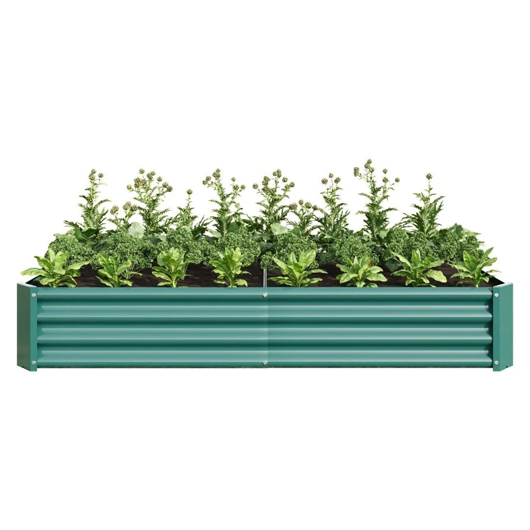 Raised Garden Bed Outdoor Metal Raised Rectangle Planter Beds for Plants Vegetables and Flowers