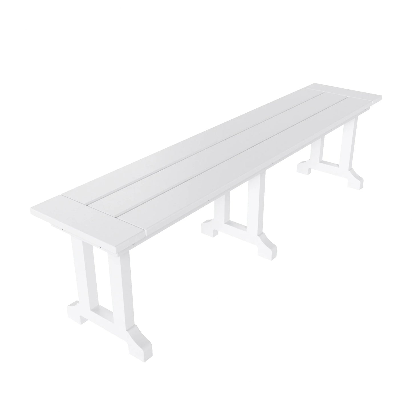 Polytrends Laguna Hdpe All Weather Outdoor Patio 65" Bench