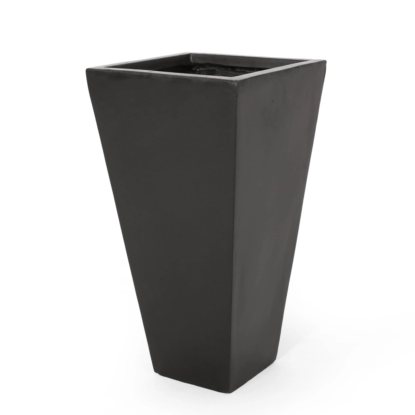 Ella Outdoor Modern Cast Stone Planter by Christopher Knight Home