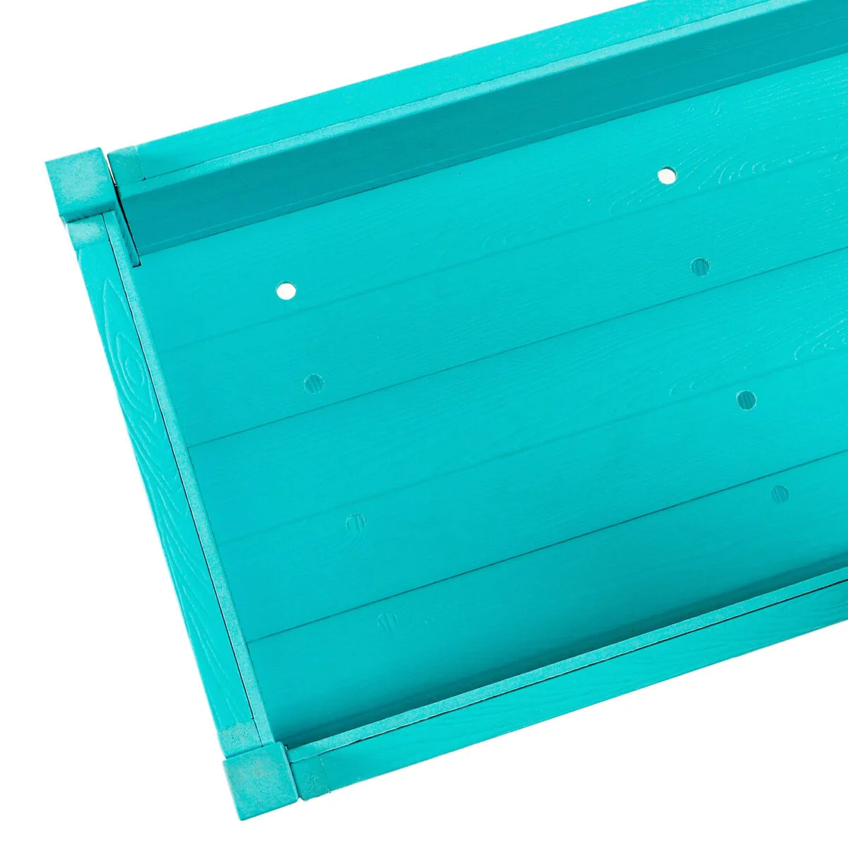 LUE BONA Patio Plastic Raised Elevated Garden Bed HDPS Planter Box Stand with Storage Shelf and Legs