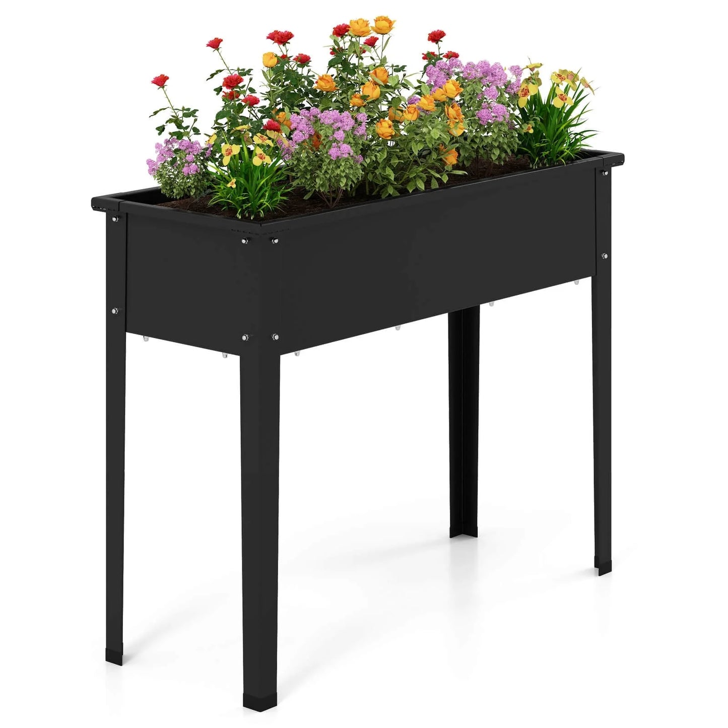 Costway Raised Garden Bed Elevated Metal Planter Box with Legs - See Details