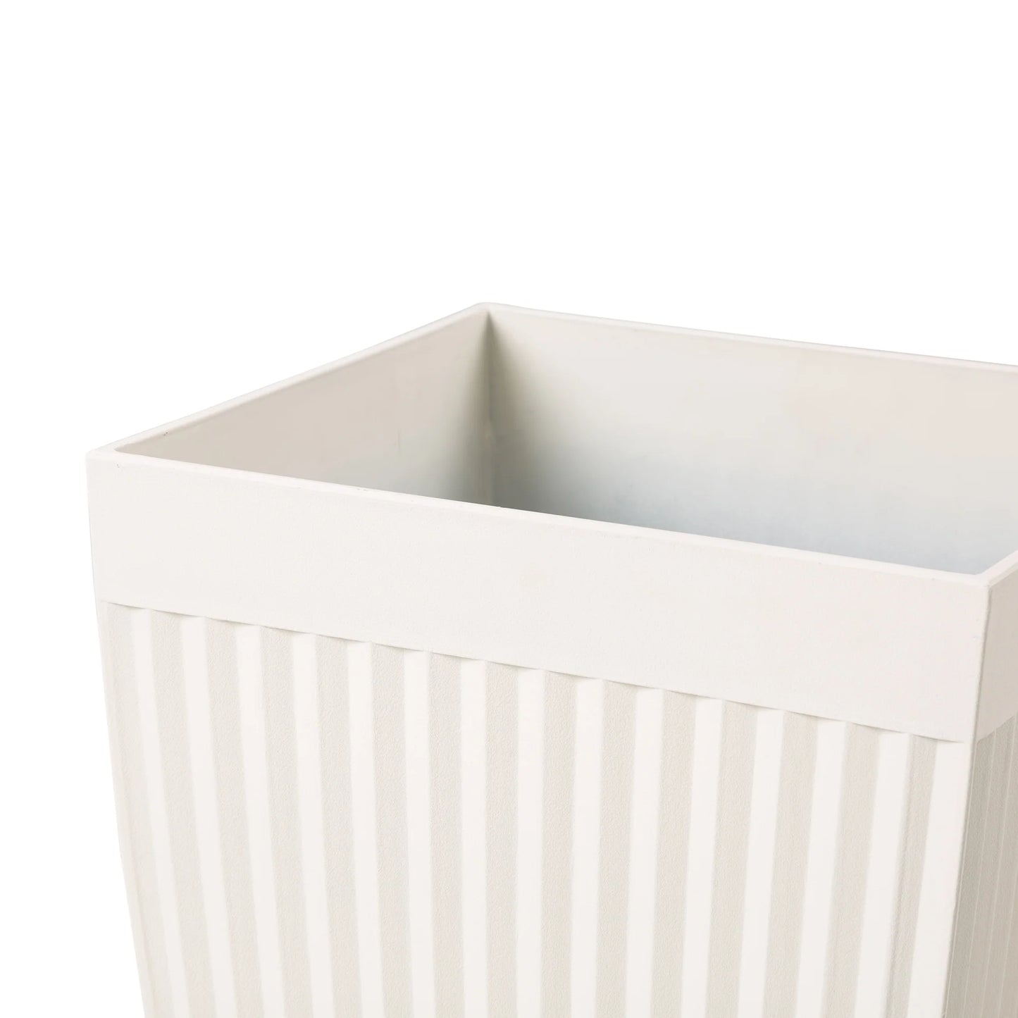 Glitzhome Oversized Eco-Friendly PE Tall Planter Porch Flowerpot (Set of 2)