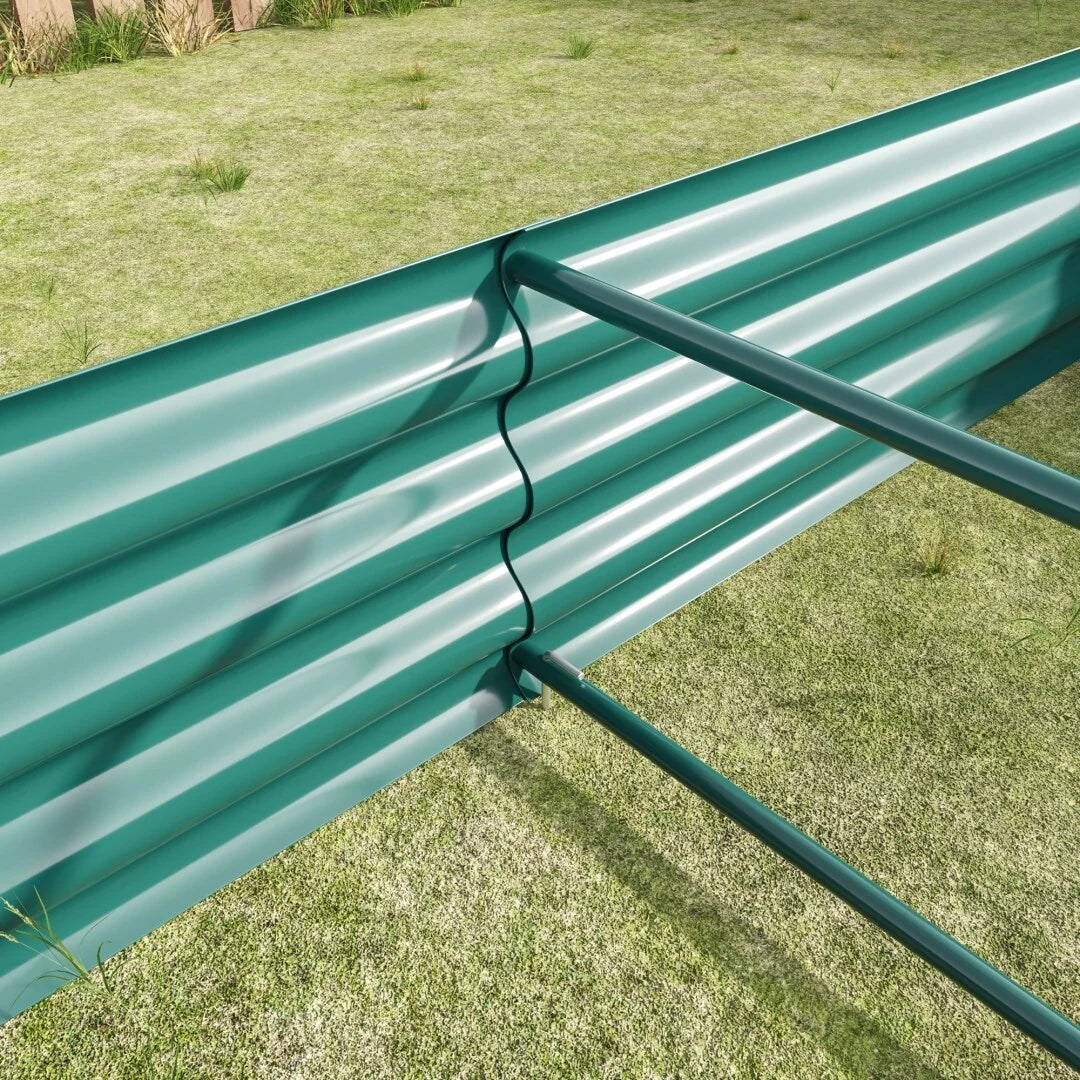 Raised Garden Bed Outdoor Metal Raised Rectangle Planter Beds for Plants Vegetables and Flowers