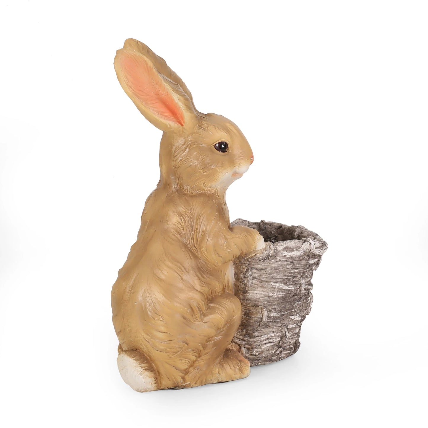 Tooke Outdoor Decorative Rabbit Planter by Christopher Knight Home - 16.00" L x 9.50" W x 21.25" H