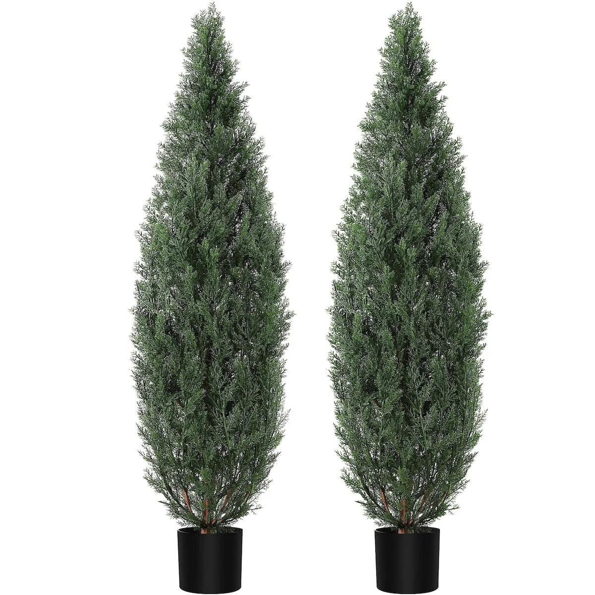 36/60 inches Artificial Topiary Tree 2-Set