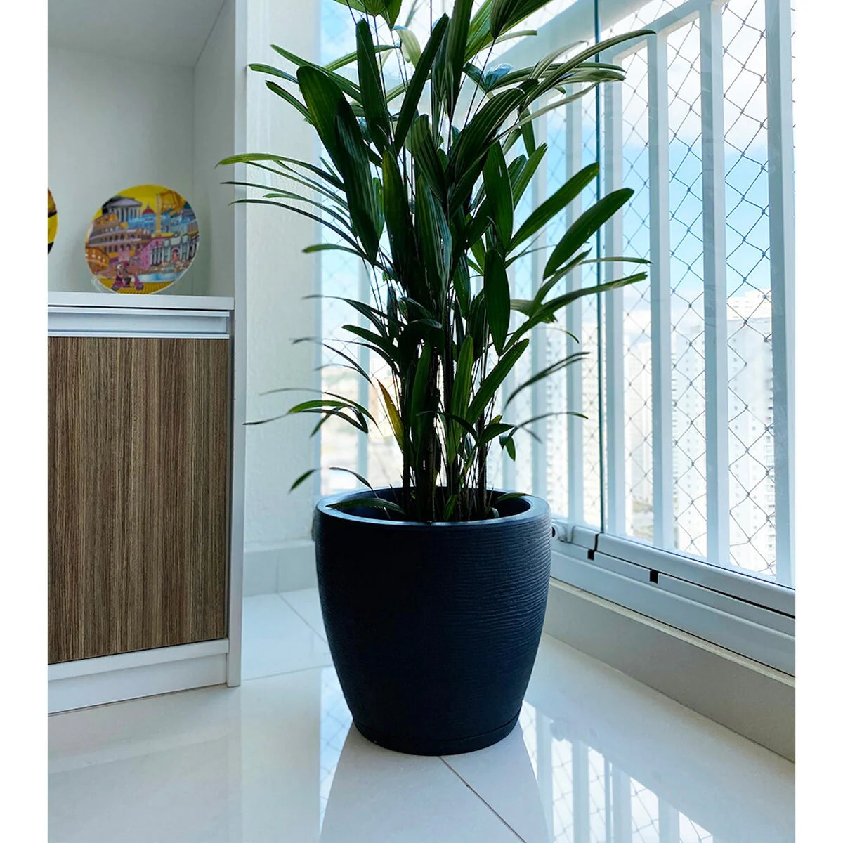 Floridis Amsterdan Extra Small Planter Bowl - 11.02 inches high x 12.6 inch diameter
