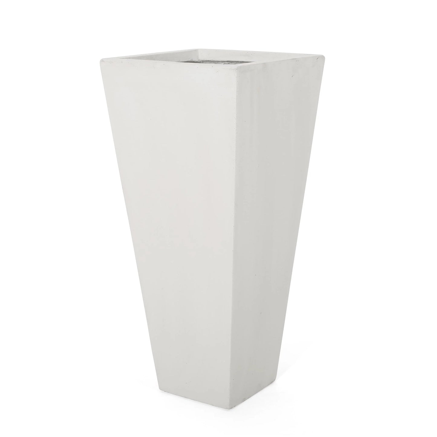 Ella Outdoor Modern Cast Stone Planter by Christopher Knight Home