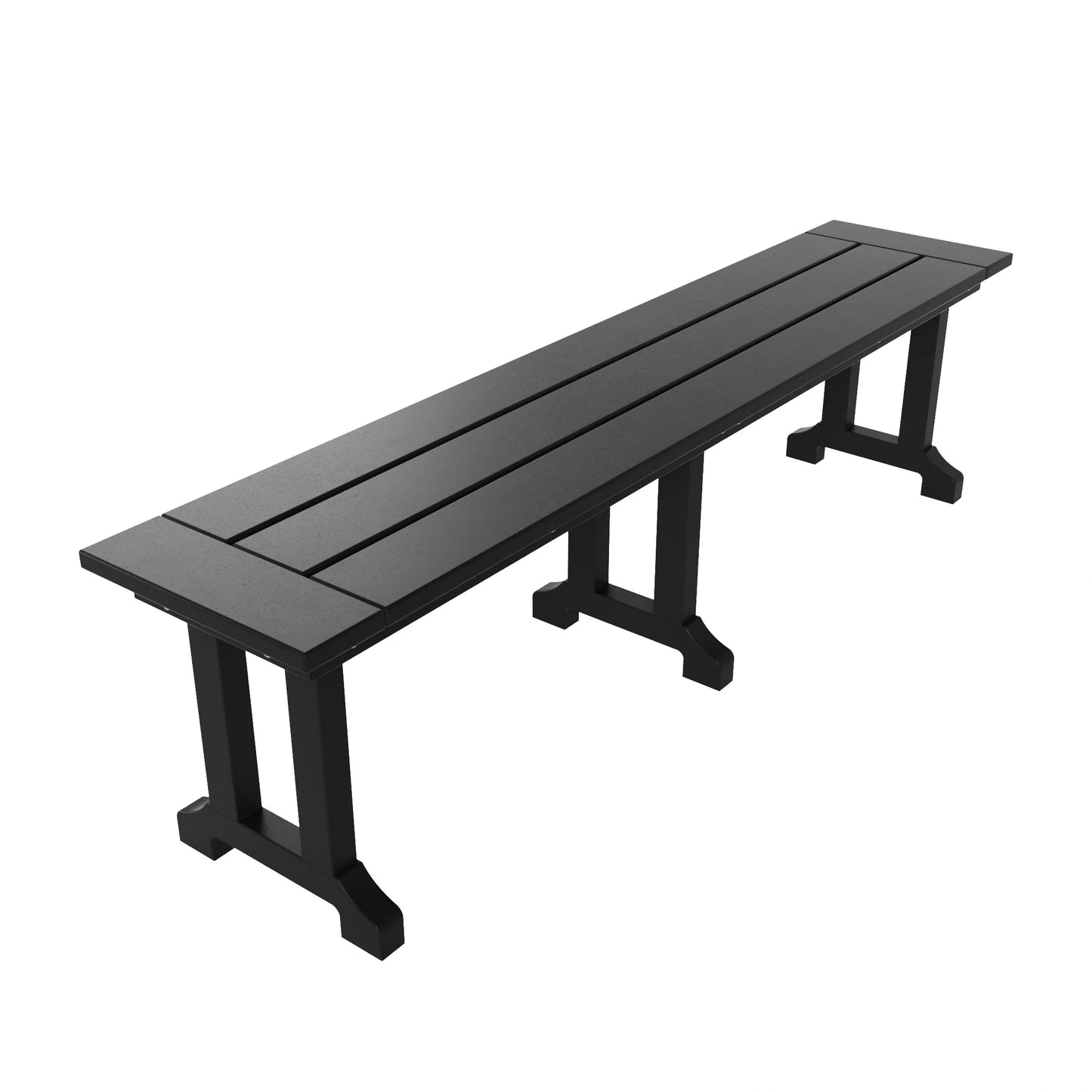 Polytrends Laguna Hdpe All Weather Outdoor Patio 65" Bench