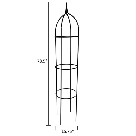 Tildenet Steel Obelisks - 67"H, 78.5"H or 94.5"H