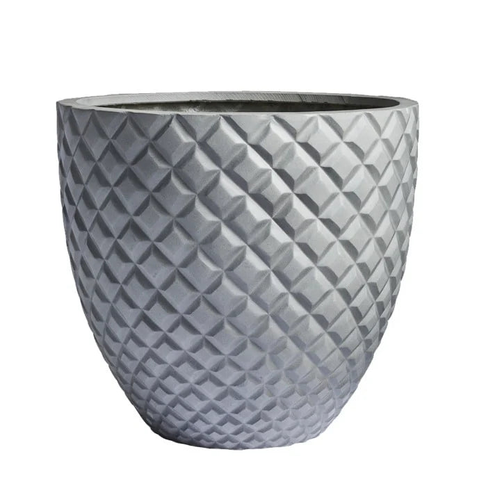 DreamPatio Irvine 1-Piece Fiberstone Pineapple Planter for Indoor/Outdoor