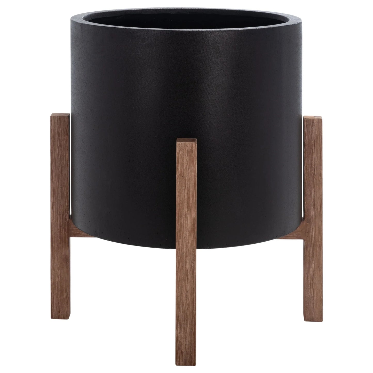 SAFAVIEH Outdoor Aldijana Concrete Planter - 25"W x 25"D x 29"H