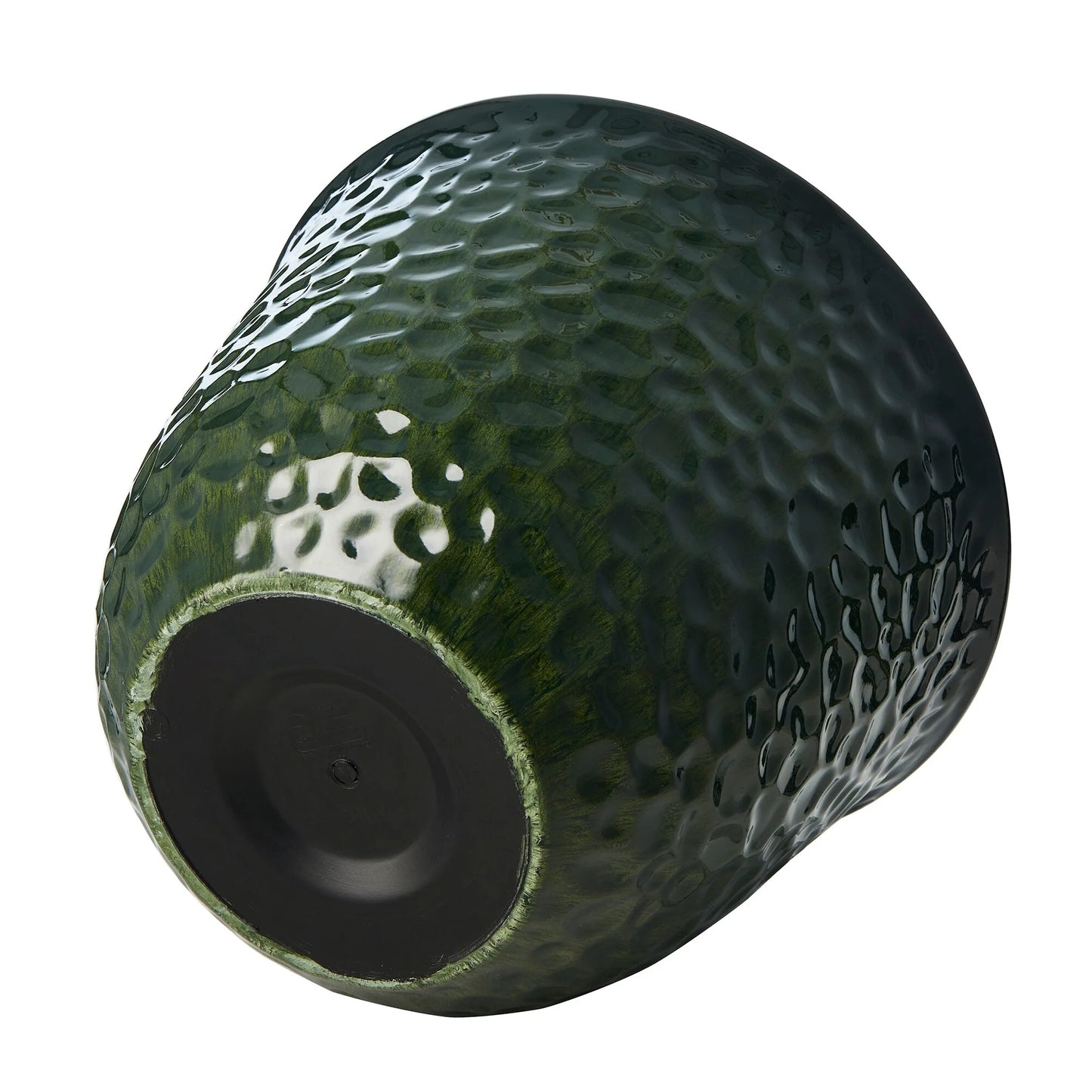 Glitzhome Honeycomb Textured Blue Green Faux Ceramic Pot Plastic Planter(Set of 2 / Set of 3)