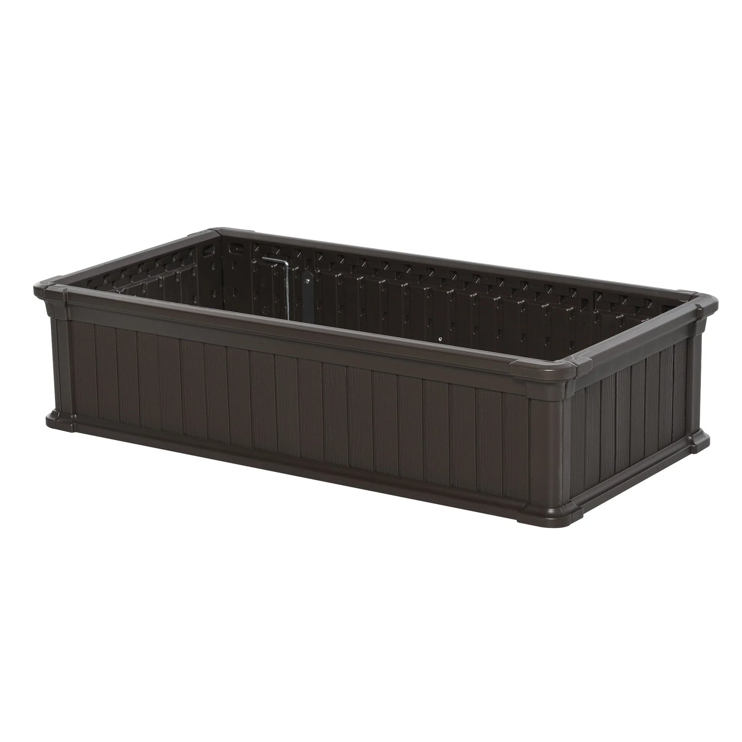 Outsunny 4' x 2' x 1' Raise Garden Bed, Planter Box for Flowers, Herbs Outdoor Backyard with Easy Assembly