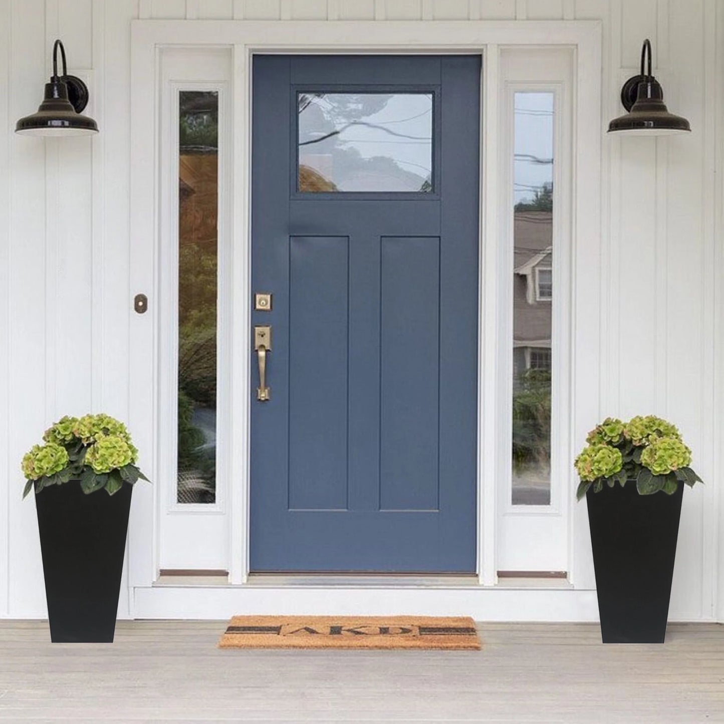 Tall Tapered Square Indoor & Outdoor MgO Planter