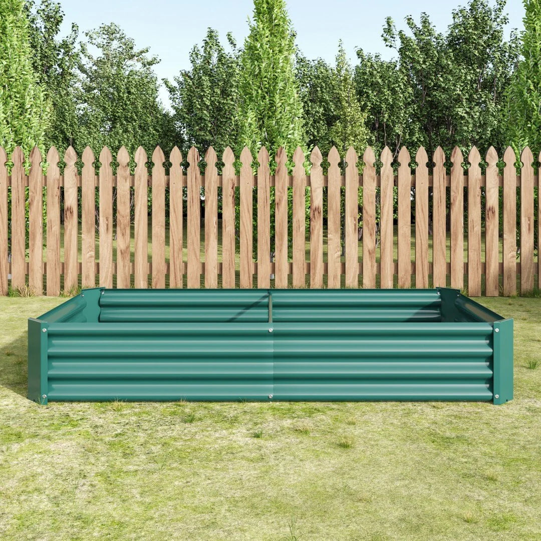 Raised Garden Bed Outdoor Metal Raised Rectangle Planter Beds for Plants Vegetables and Flowers