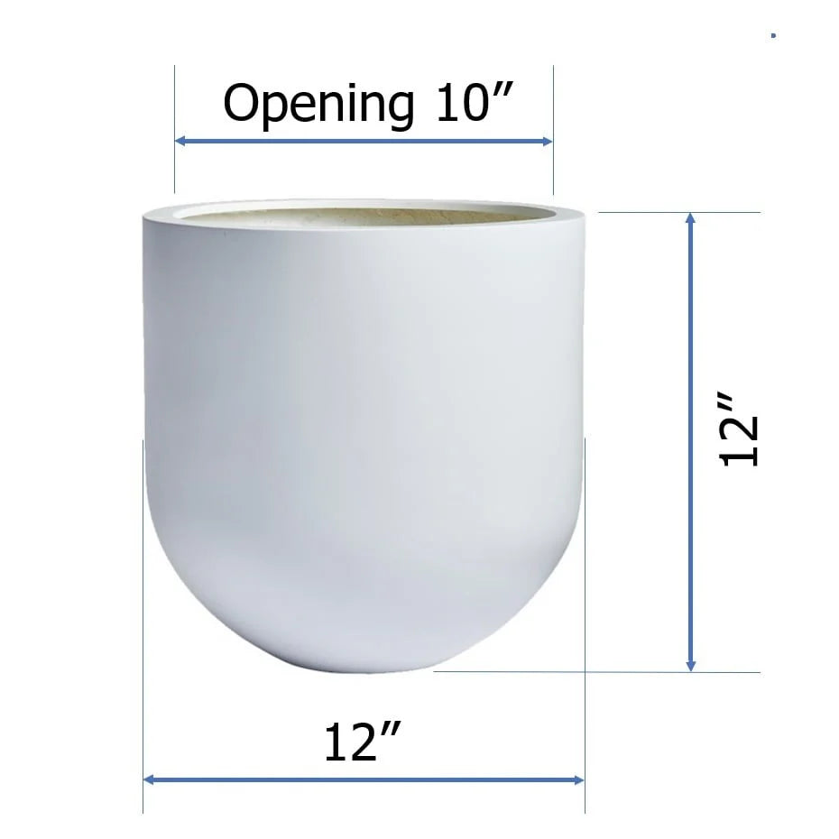 DreamPatio Santa Rosa Fiberstone Planter for Indoor/Outdoor