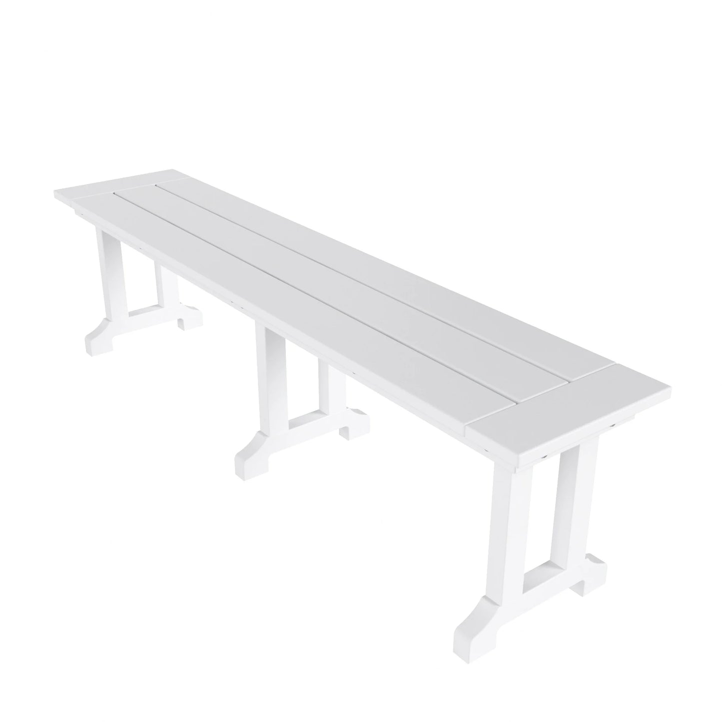Polytrends Laguna Hdpe All Weather Outdoor Patio 65" Bench