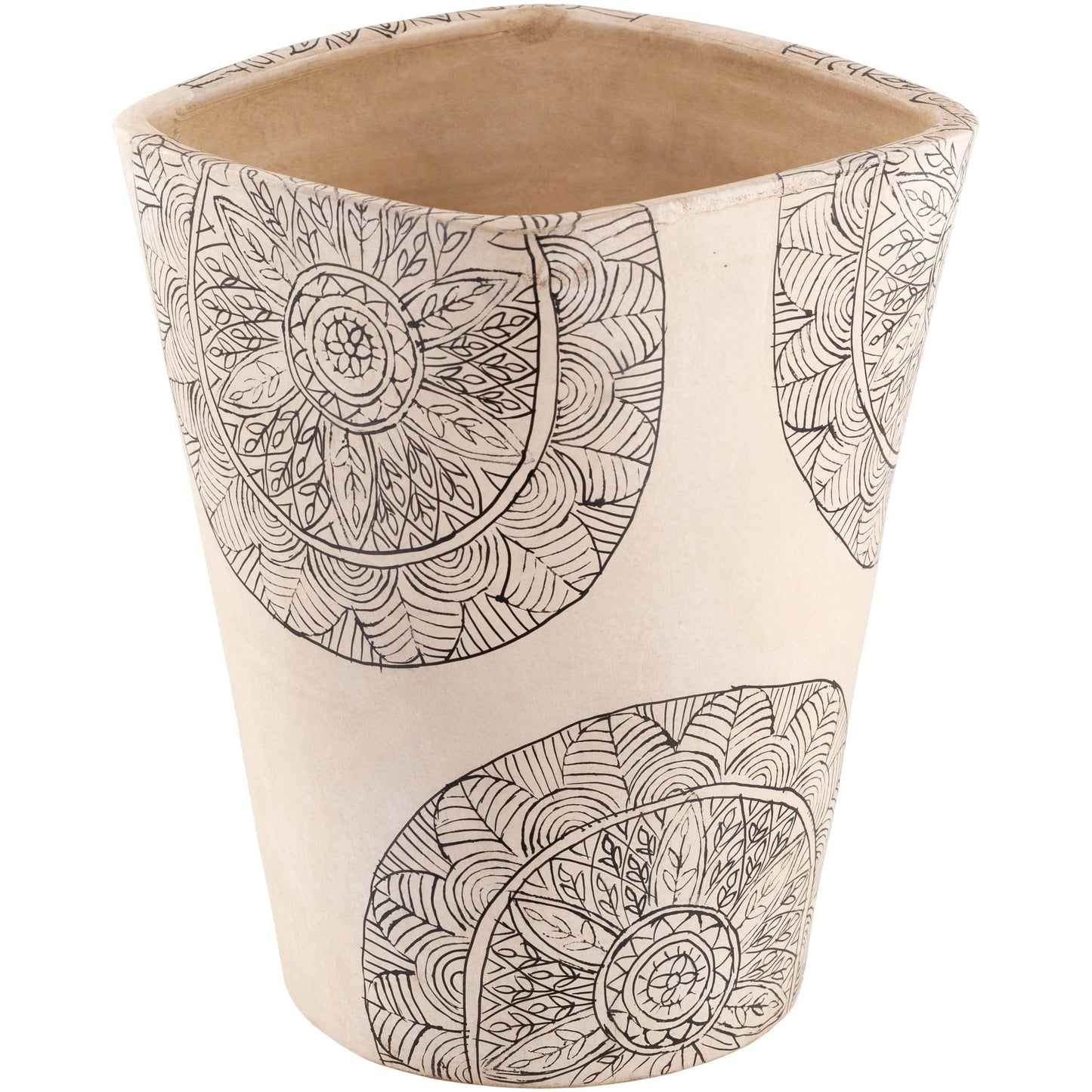 Artistic Weavers Gene Terracotta Mandala Indoor Planter