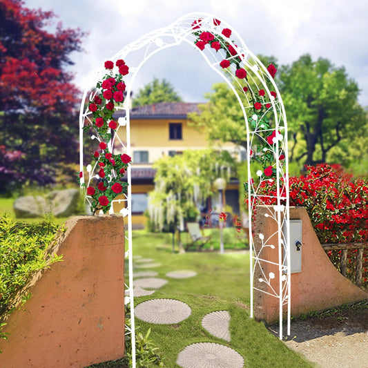 Metal Garden Arbor Arch for Backyard