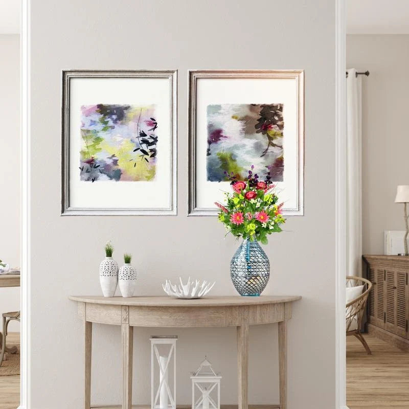 Artificial Silk Dahlia, Morning Glory, and Ranunculus 30-stem Bush